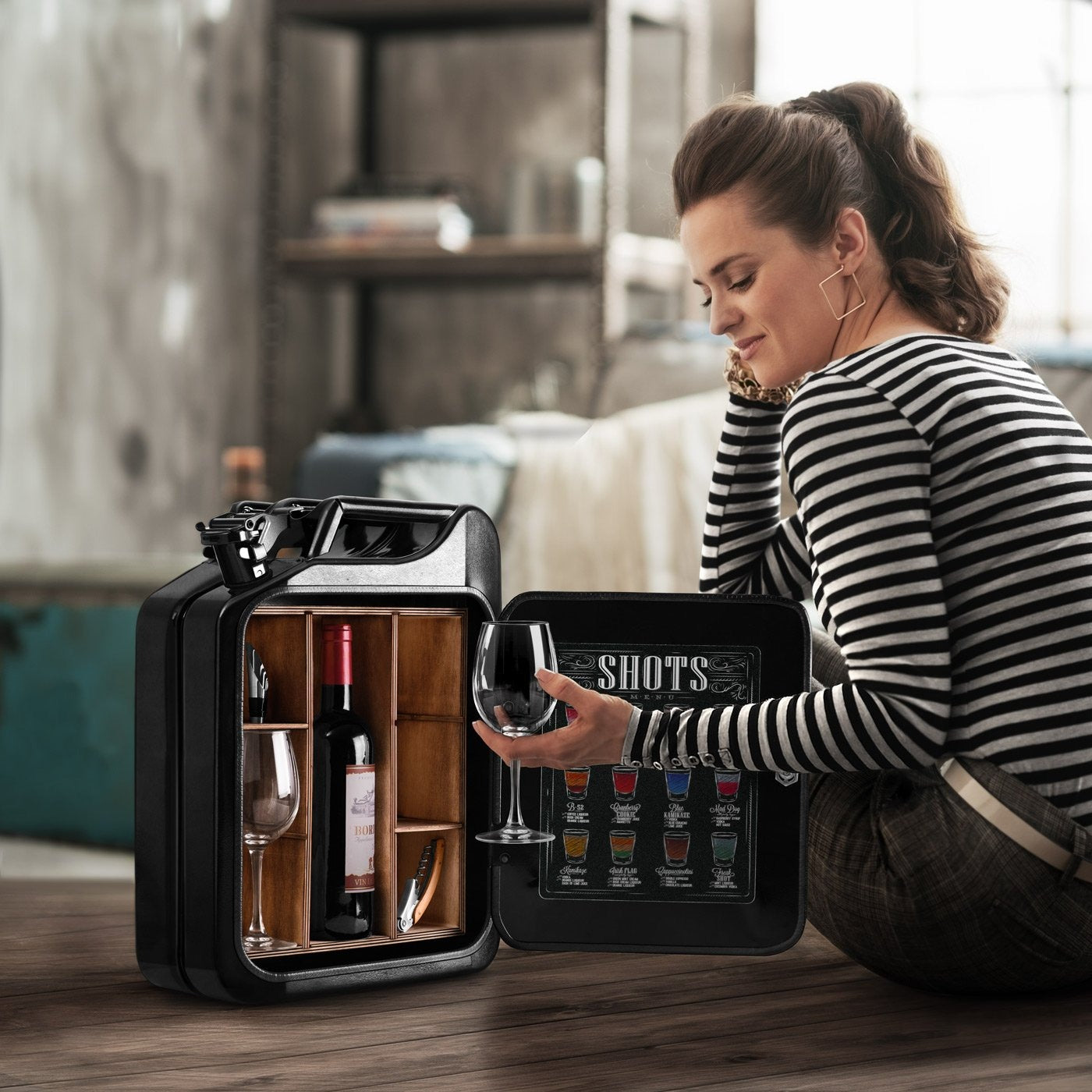 Mini baras kanistre su asmenine graviruote