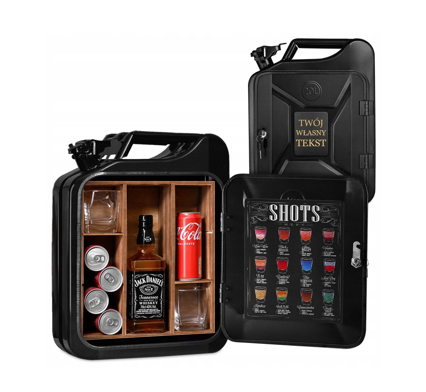 Mini baras kanistre su asmenine graviruote