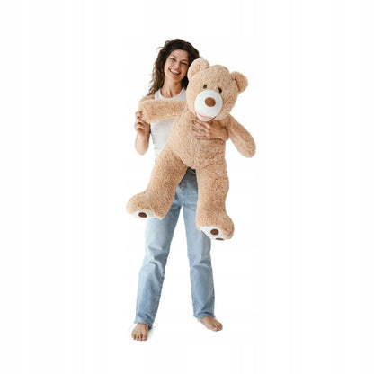 Milžiniškas pliušinis meškinas 100cm - didelis minkštas žaislas