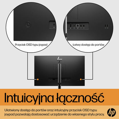 LED monitorius HP E24 G5 23,8" 1920x1080 IPS 75Hz HDMI DP kabeliai A klasė