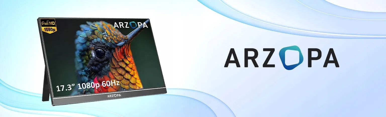 Nešiojamas monitorius Arzopa A1M 17,3" Full HD 1920x1080, IPS, USB-C HDMI 300cd