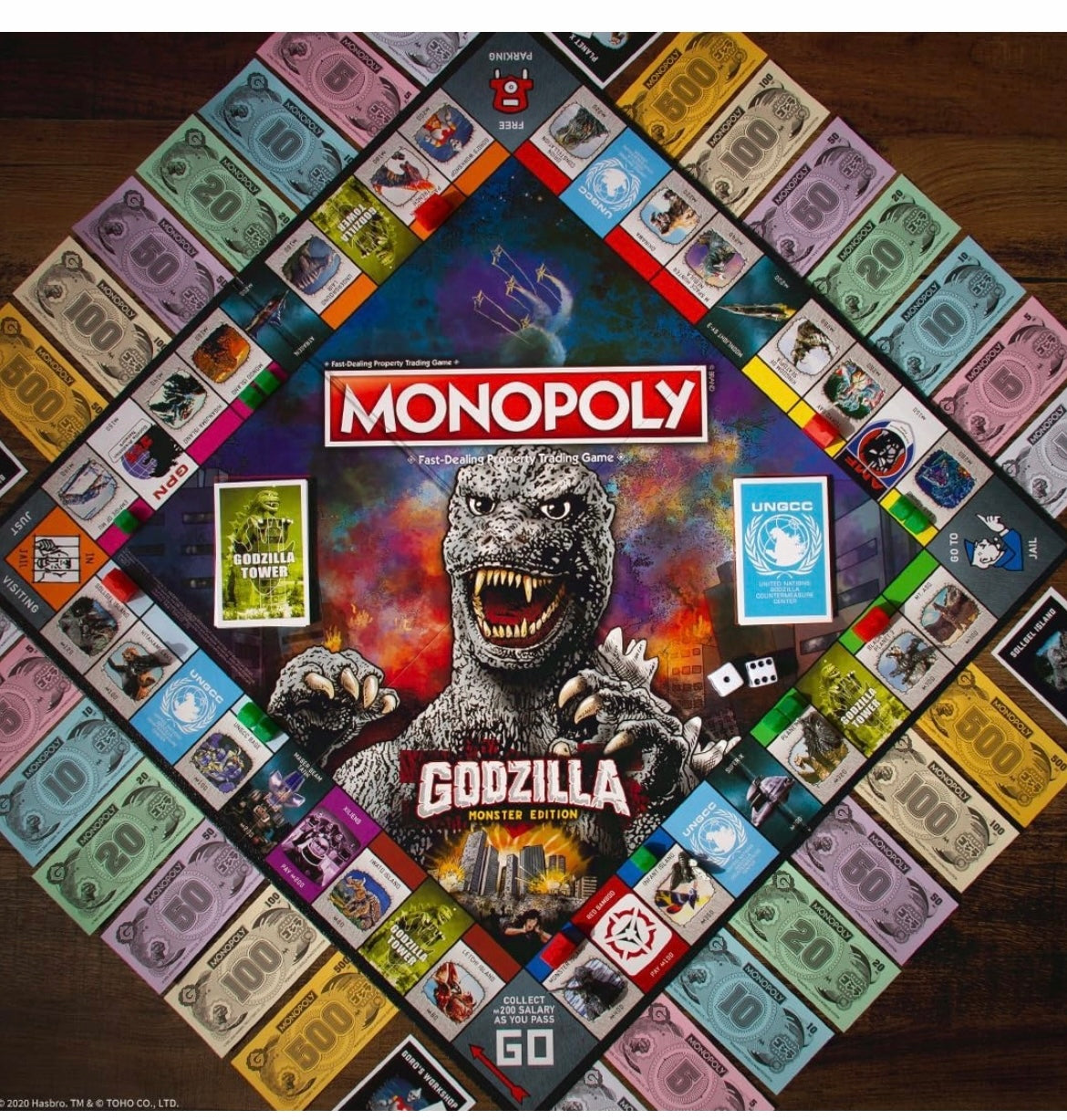 Monopoly Godzilla Angliška versija