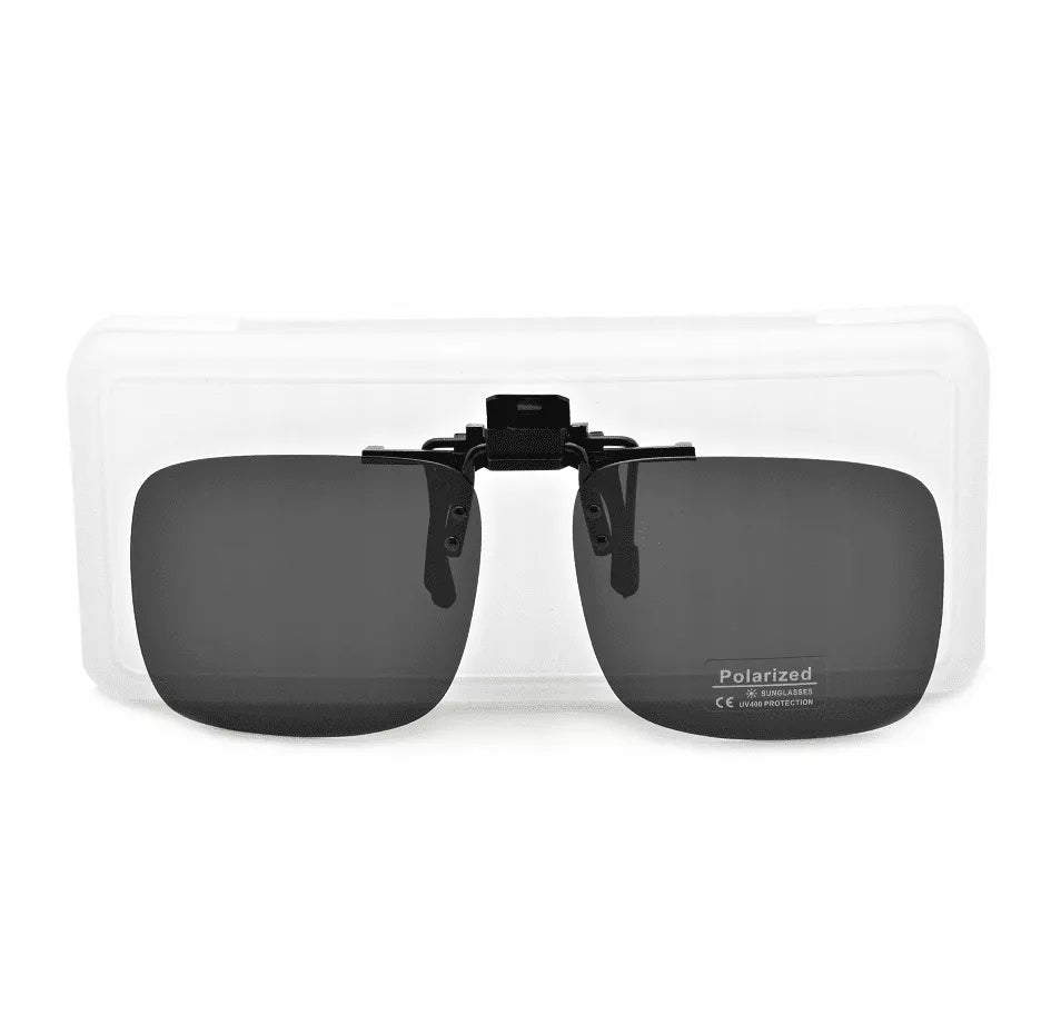 Poliarizuoti apsauginiai saulės akiniai Black, UV400, ant receptinių akinių