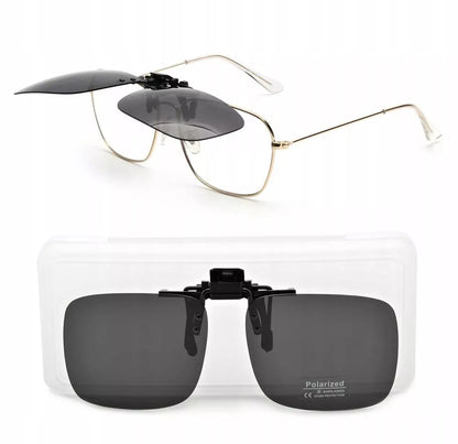 Poliarizuoti apsauginiai saulės akiniai Black, UV400, ant receptinių akinių