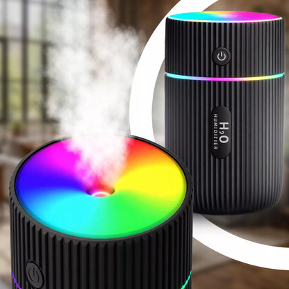 AUTOMOBILINIS ORO DRĖKINTUVAS, USB KVAPŲ DIFUZORIUS, RGB NAKTINĖ LEIDELĖ