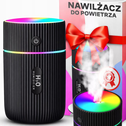 AUTOMOBILINIS ORO DRĖKINTUVAS, USB KVAPŲ DIFUZORIUS, RGB NAKTINĖ LEIDELĖ
