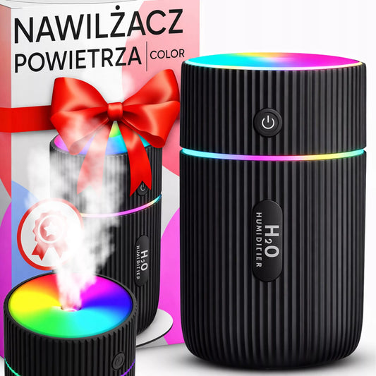 AUTOMOBILINIS ORO DRĖKINTUVAS, USB KVAPŲ DIFUZORIUS, RGB NAKTINĖ LEIDELĖ