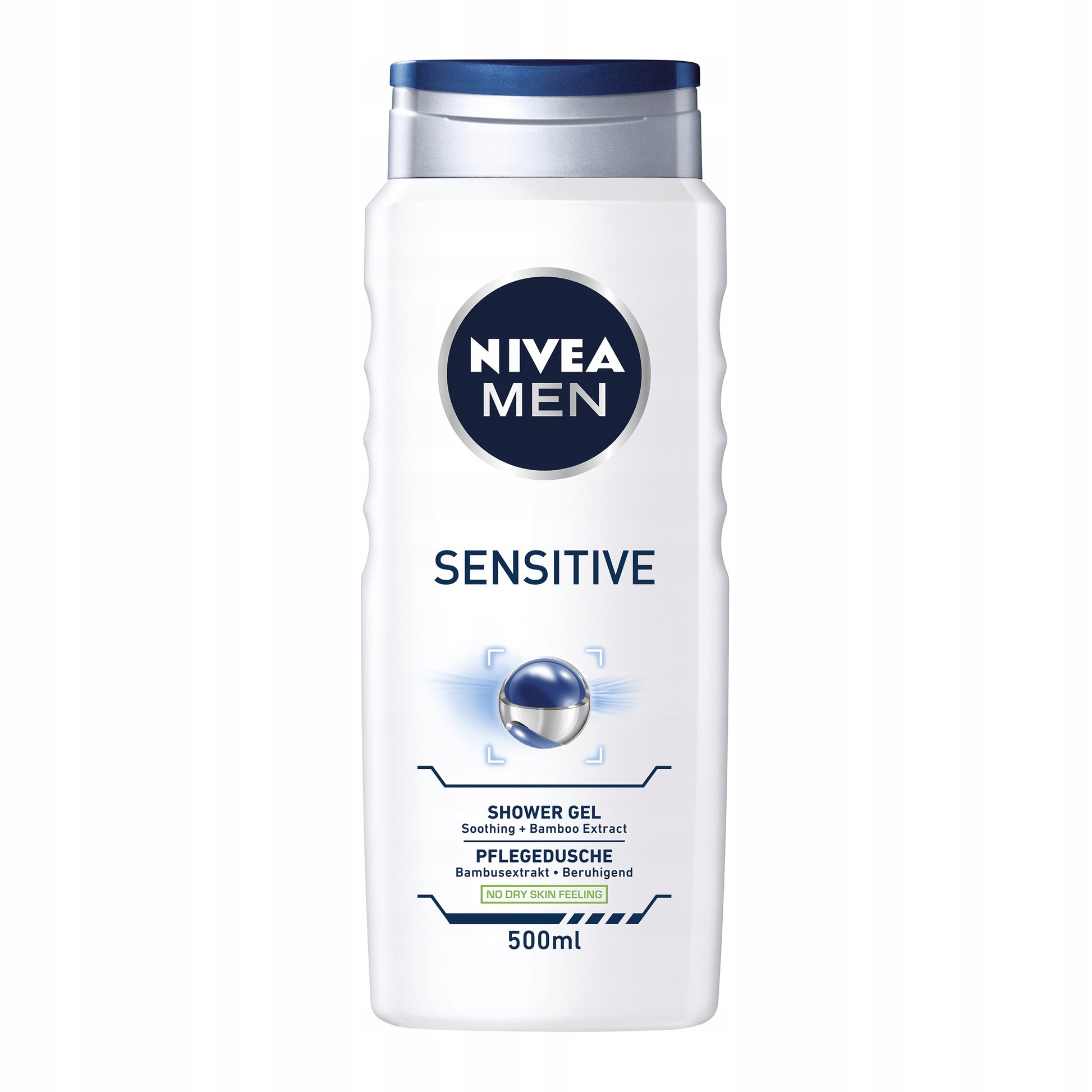NIVEA MEN Vyriškas dušo želė - Prausiklis kūnui 500ml x5 + DOVANA