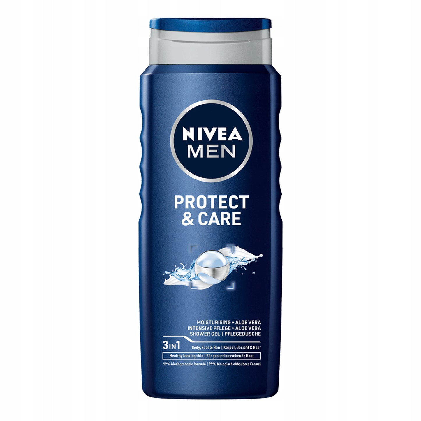 NIVEA MEN Vyriškas dušo želė - Prausiklis kūnui 500ml x5 + DOVANA
