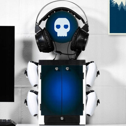 NUMSKULL PS5 LOGO Stovas / Pagrindas 4 Padėklams 10 Žaidimams 1 Ausinėms Gaming Locker