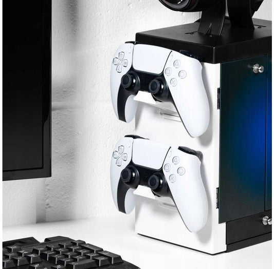 NUMSKULL PS5 LOGO Stovas / Pagrindas 4 Padėklams 10 Žaidimams 1 Ausinėms Gaming Locker