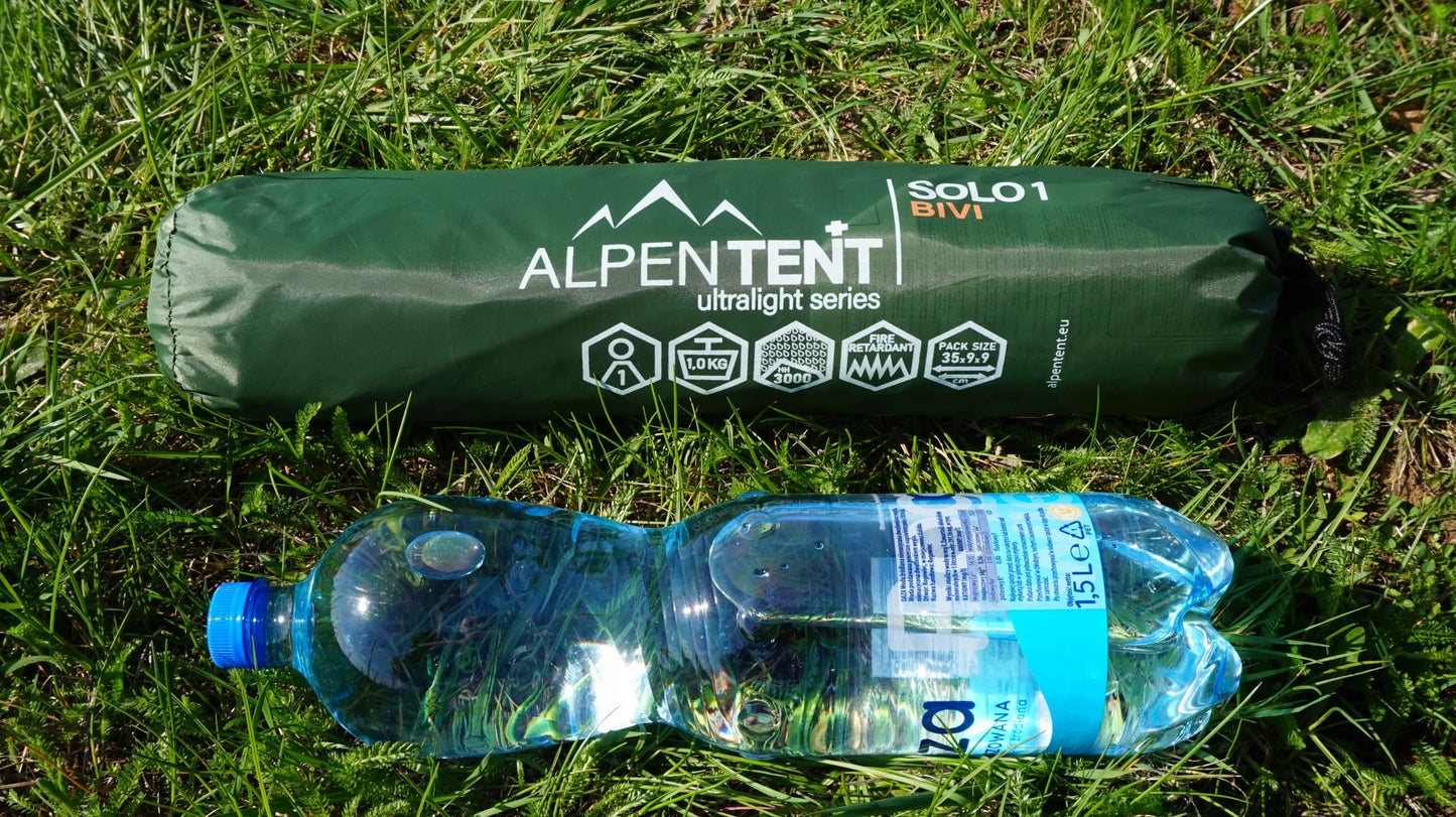 Vieno asmens palapinė AlpenTent Solo1 – Bivi norka, 1 kg