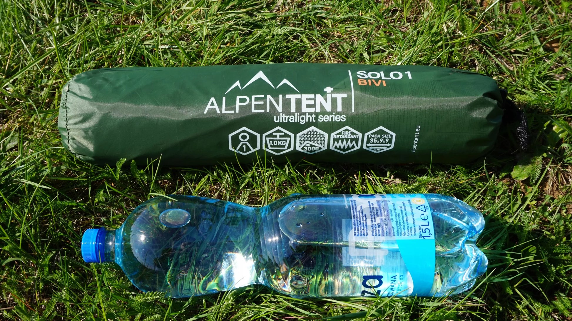 Vieno asmens palapinė AlpenTent Solo1 – Bivi norka, 1 kg