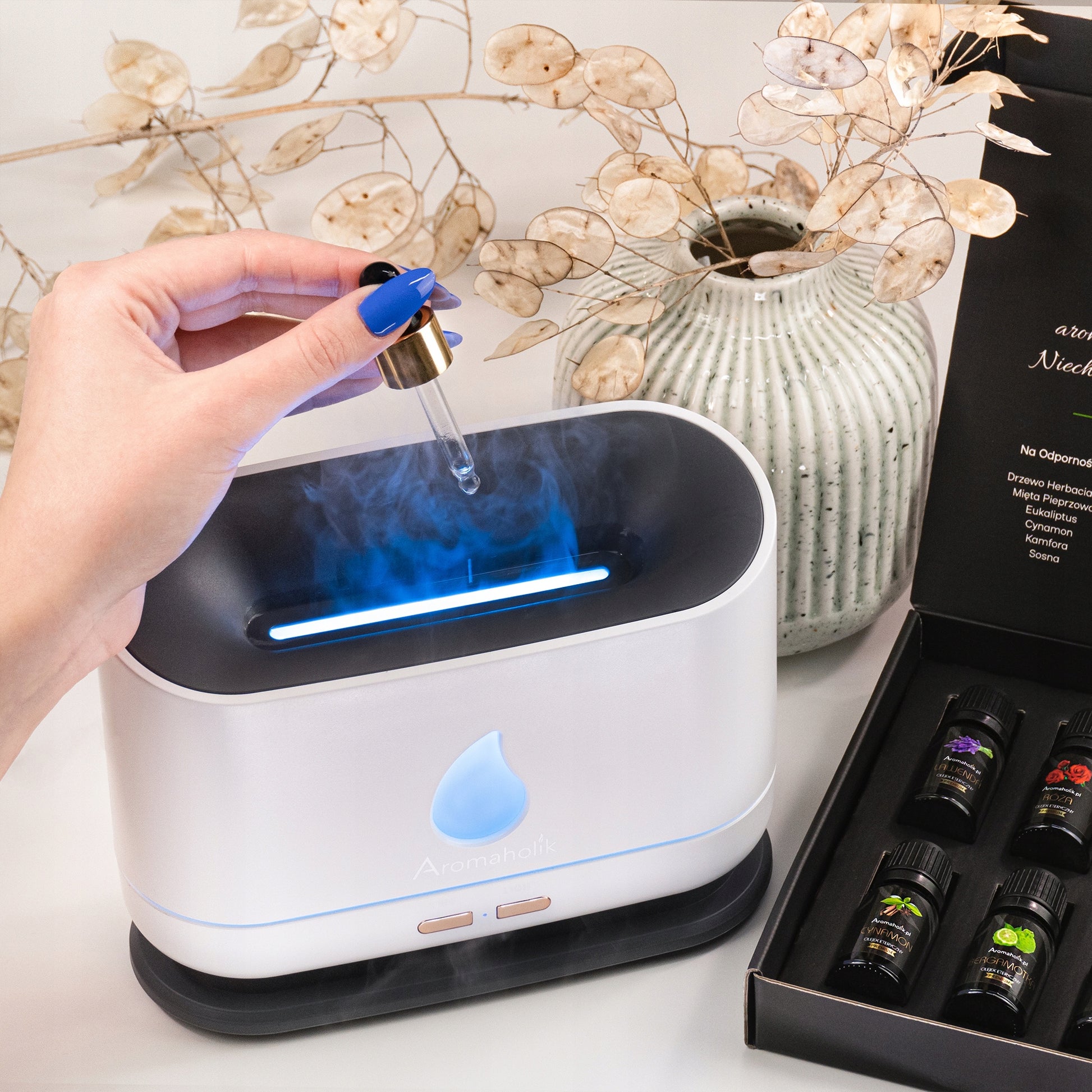 Natūralūs eteriniai aliejai pirties, difuzoriaus, aromaterapijos rinkiniui – 10 vnt.