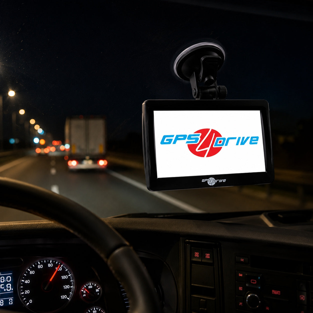 GPS Navigacija 7 colių Sunkvežimiams, Autobusams ir Lengviesiems Automobiliams – Gps4Drive 798 (ES Žemėlapiai)