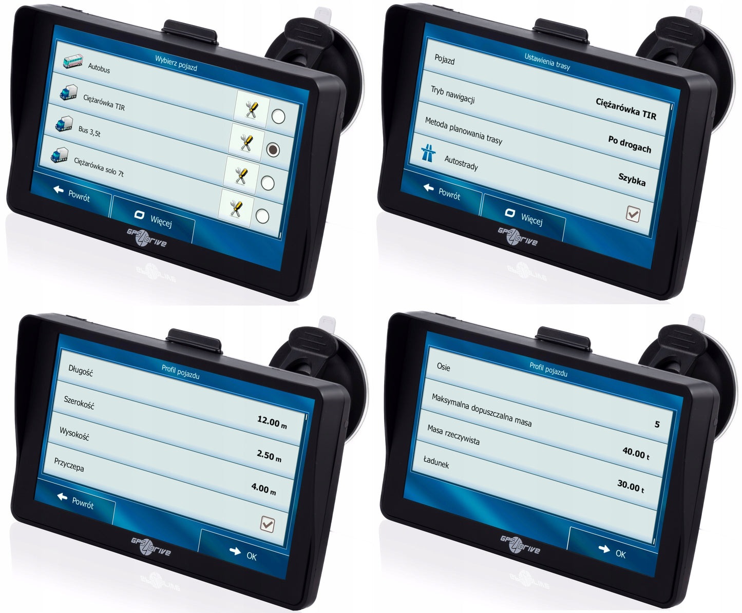 GPS Navigacija 9" iGO Primo Sunkvežimiui, Autobusui Gps4Drive 799