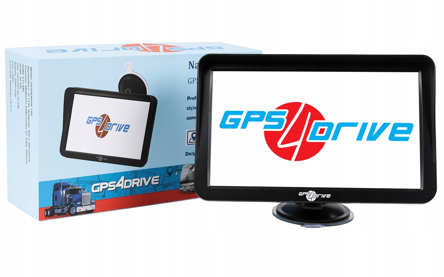 Automobilinė GPS Navigacija 9 Colių – Sunkvežimiams, TIR, Autobusams, Gps4Drive 799
