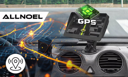 Automobilinė GPS navigacija sunkvežimiams – 7", su įdiegtais Europos autobusų žemėlapiais