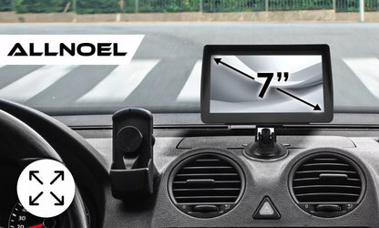 Automobilinė GPS navigacija sunkvežimiams – 7", su įdiegtais Europos autobusų žemėlapiais