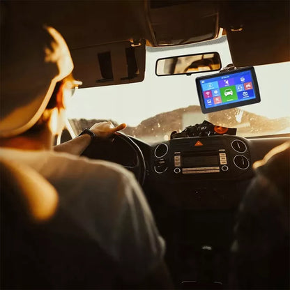 Automobilinė GPS navigacija sunkvežimiams – 7", su įdiegtais Europos autobusų žemėlapiais