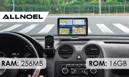 Automobilinė GPS navigacija sunkvežimiams – 7", su įdiegtais Europos autobusų žemėlapiais