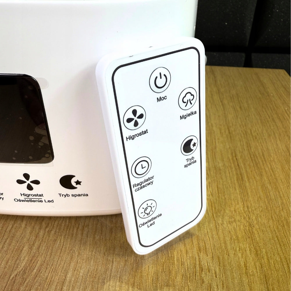 Ultragarsinis išmanusis oro drėkintuvas 25 W - 5l su nuotolinio valdymo pulteliu, aromaterapija