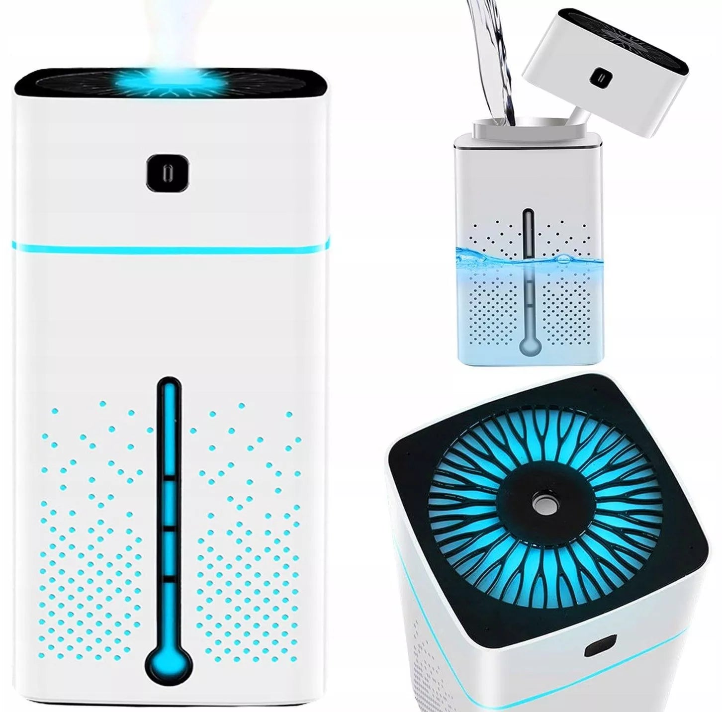 Oro drėkintuvas Humidifier KS-600 Aromatinis difuzorius 1000 ml USB