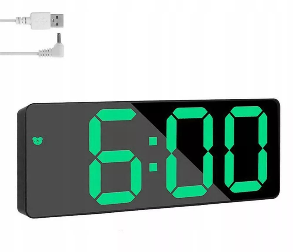 Modernus elektroninis skaitmeninis žadintuvas su garso jutikliu USB