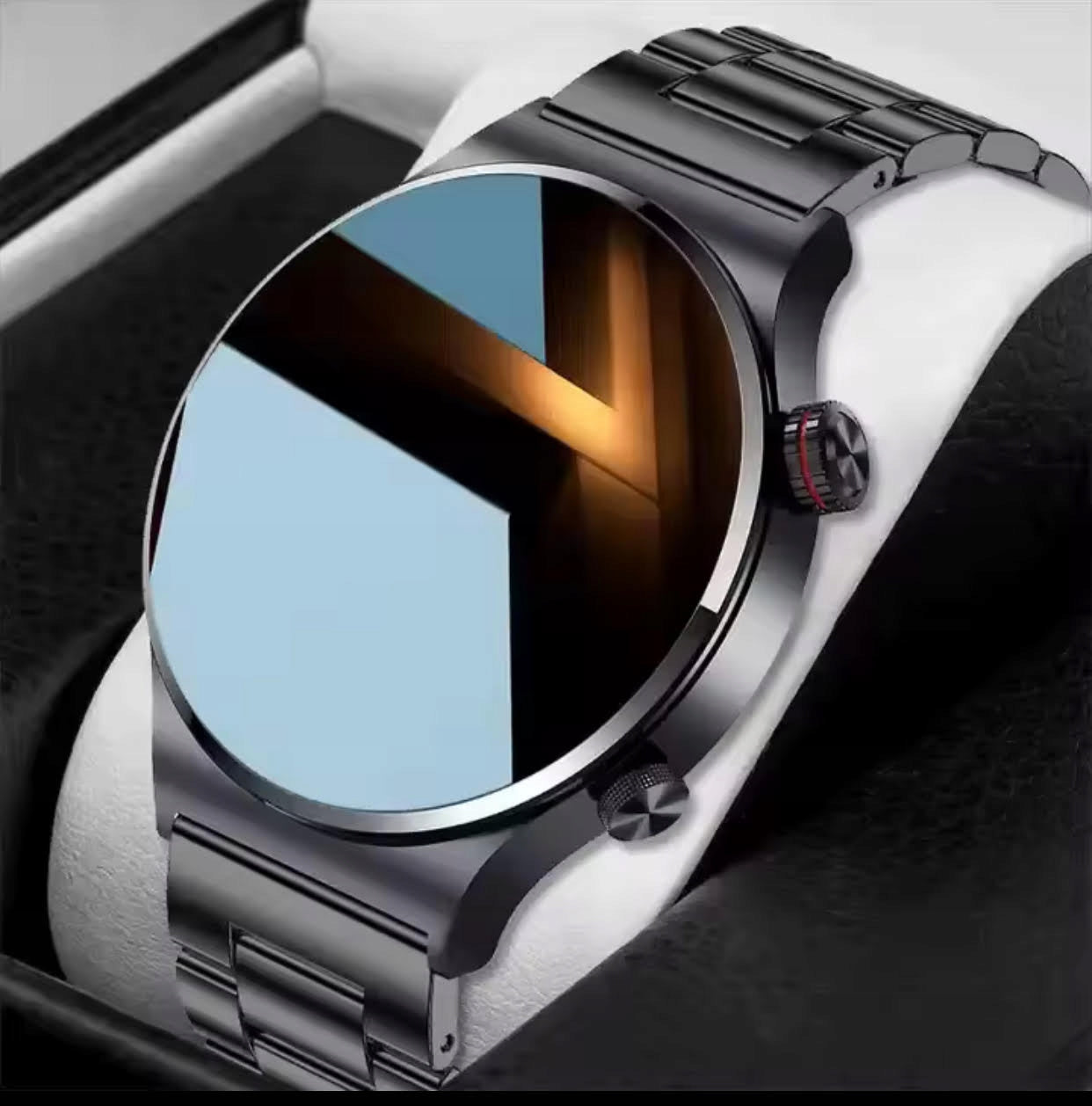 Modernus išmanusis laikrodis su skambinimo funkcija, lietimui jautrus ekranas