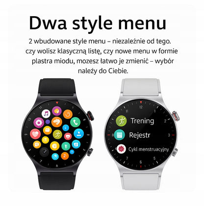 Modernus išmanusis laikrodis su skambinimo funkcija, lietimui jautrus ekranas