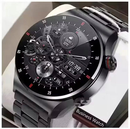 Modernus išmanusis laikrodis su skambinimo funkcija, lietimui jautrus ekranas