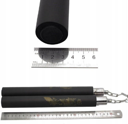 Putplasčio treniruočių nunchaku Auksinis Drakonas 989