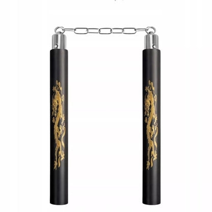 Putplasčio treniruočių nunchaku Auksinis Drakonas