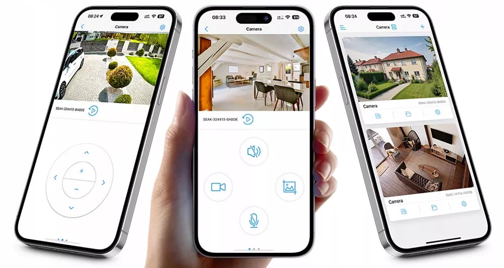 Sukama lauko IP Wi-Fi kamera, 3x priartinimas, 5MPx 2K