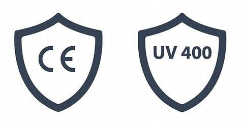 BE AKOMPOJONINIAI SAULĖS AKINIAI Raudoni Stačiakampiai kat.1 UV400 + dėklas