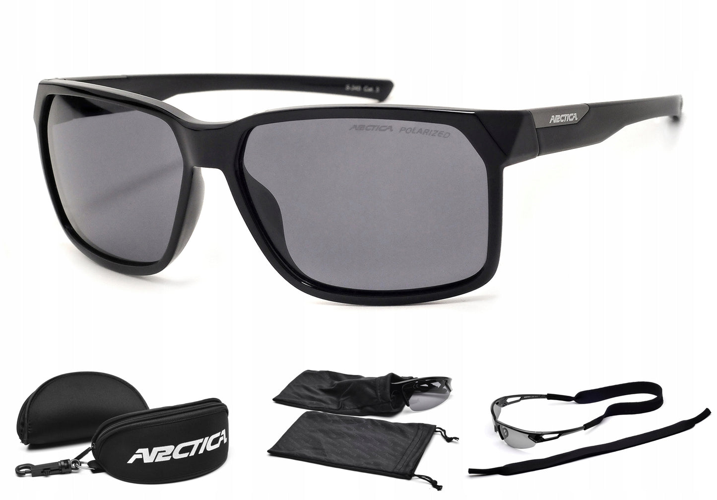 VYRIŠKI POLIARIZUOTI AKINIAI ARCTICA S-345 NUO SAULĖS UV400 MIESTUI