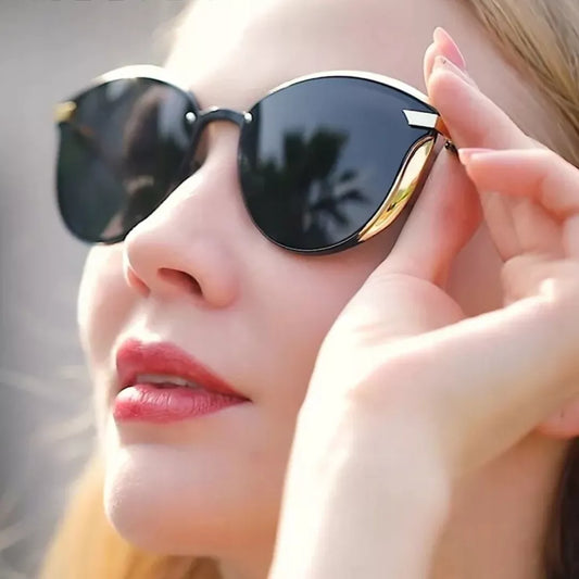 Moteriški saulės akiniai KINGSEVEN – katės formos, poliarizuoti UV400 + dėklas