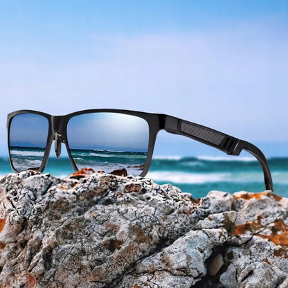 Vyriški saulės akiniai KINGSEVEN – poliarizuoti UV400, rinkinys su dėklu