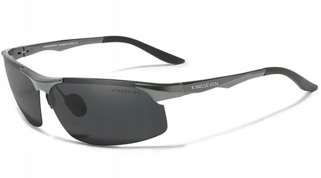 Vyriški akiniai nuo saulės KINGSEVEN POLIARIZACINIAI UV400 RINKINYS + DĖKLAS