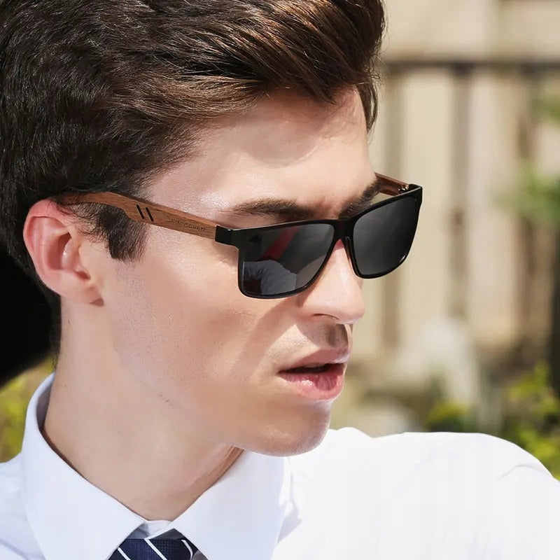 Vyriški akiniai nuo saulės KINGSEVEN POLIARIZACINIAI UV400 RINKINYS + DĖKLAS