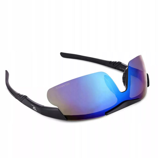 PolarZONE sportiniai akiniai nuo saulės dviračiams su poliarizacija ir UV filtru