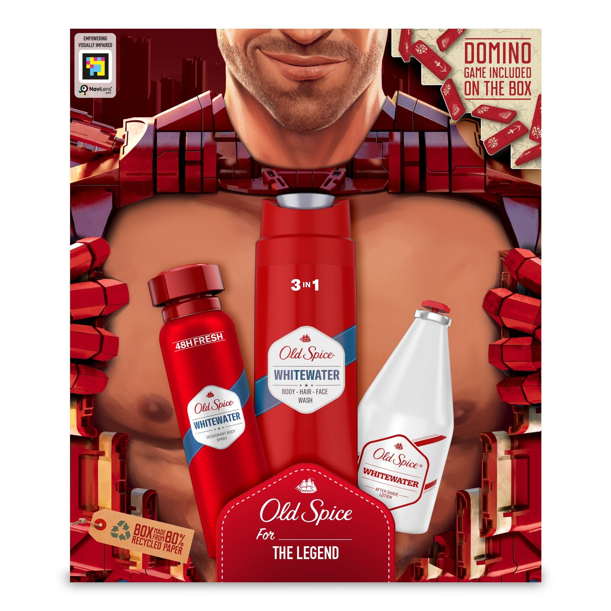 OLD SPICE Whitewater dezodorantas - gelis - nuo prakaito - be kolektyvinės pakuotės