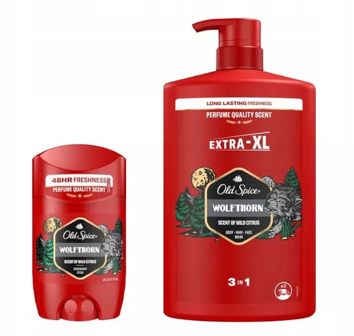 Old Spice Wolfthorn Deo Stick 50 ml + dušo gelis 1 L