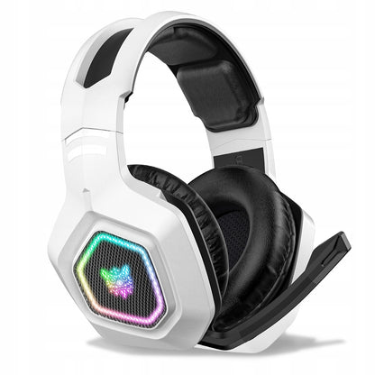 ONIKUMA B100 Belaidės žaidimų ausinės ant ausų BT 5.3 RGB 2.4 GHz