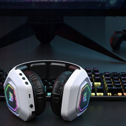 ONIKUMA B100 Belaidės žaidimų ausinės ant ausų BT 5.3 RGB 2.4 GHz