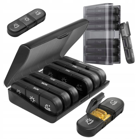 ORGANIZER NA LEKI Vaistų dėžutė 7 dienos DOVANA SENELIŲ DIENA