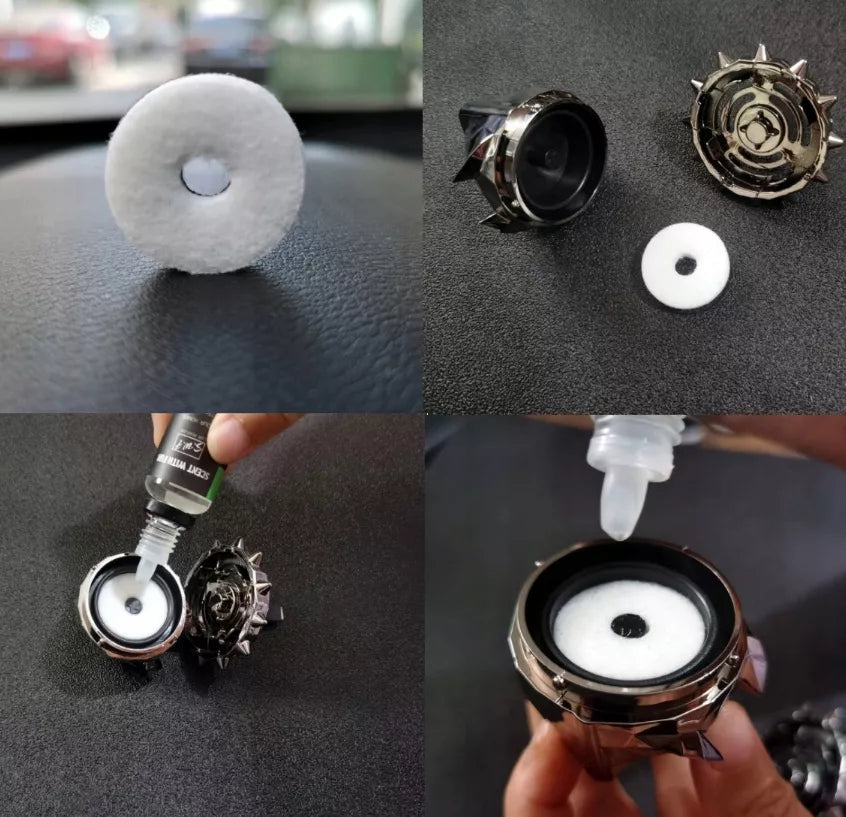 Automobilinis oro gaiviklis difuzorius su kvapu aliejus Pitbull Bright Black