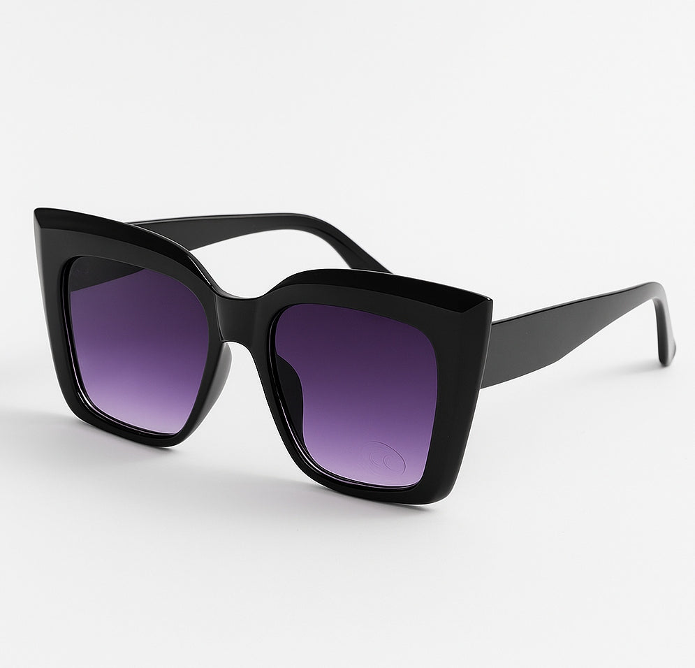 Elegantiški moteriški kačių formos akiniai nuo saulės su originaliu dėklu. Kocie