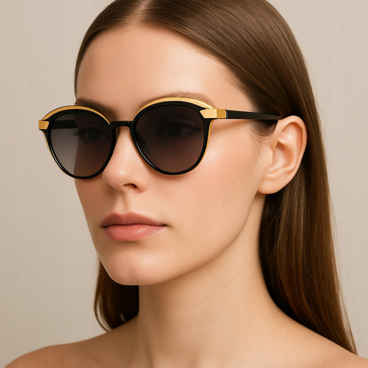 Moteriški poliarizuoti akiniai nuo saulės, su UV apsauga, elegantiškame dėkle