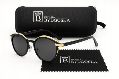 Moteriški poliarizuoti akiniai nuo saulės, su UV apsauga, elegantiškame dėkle